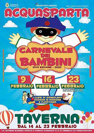Carnevale dei bambini di acquasparta xxvii edizione